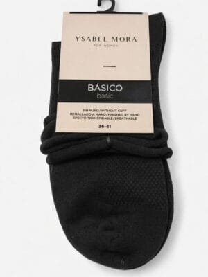 Calcetín Ysabel Mora sin puño 12733 negro