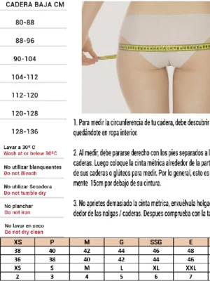mide tu talla de bragas