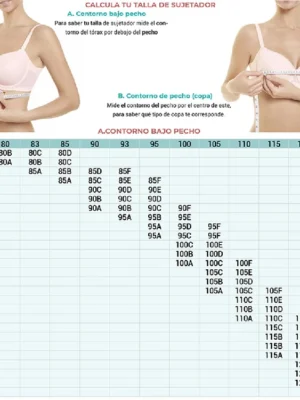 Mide tu talla sujetador Scarlett Selene copa B