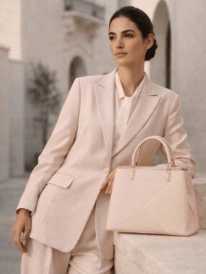 Traje de mujer Apricot elegante y sofisticado