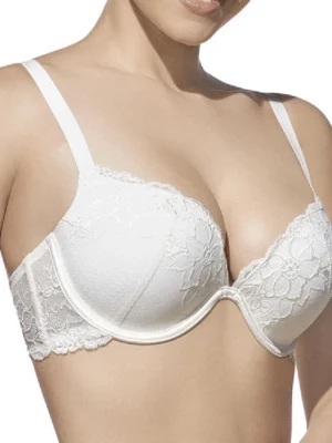 Sujetador push up copa C Noelia color marfil