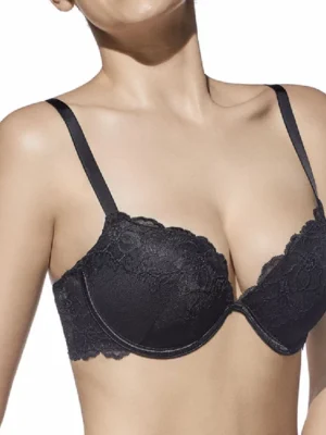 Sujetador push up Noelia copa C color negro