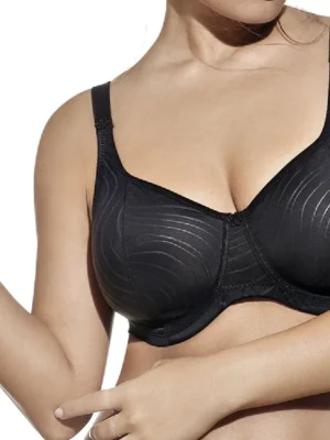 Sujetador reductor María de Selene color negro