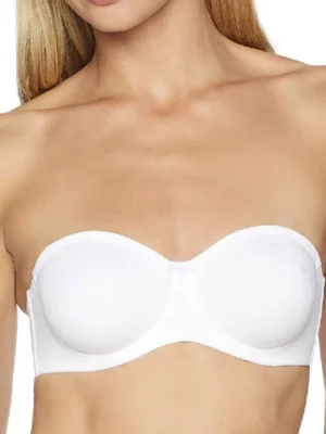 Sujetador sin tirantes Selene Joanna color blanco