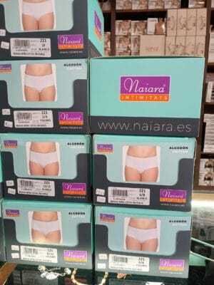 Cajas originales braga Naiara 221.