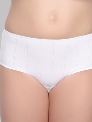 Pack de 6 bragas Naiara 221 infantil en color blanco de algodón