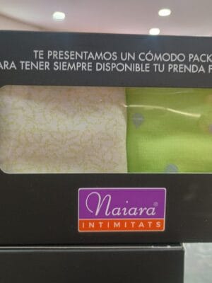 Braga niña Naiara 608 pack ahorro tonos verdes